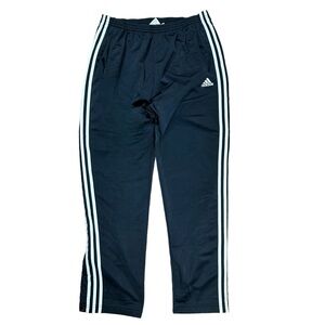 Vintage 90s Adidas White Tag Black Side Snap Sweatpants Size L